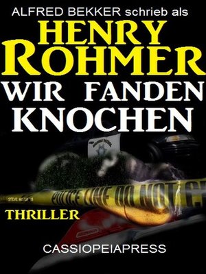 cover image of Wir fanden Knochen